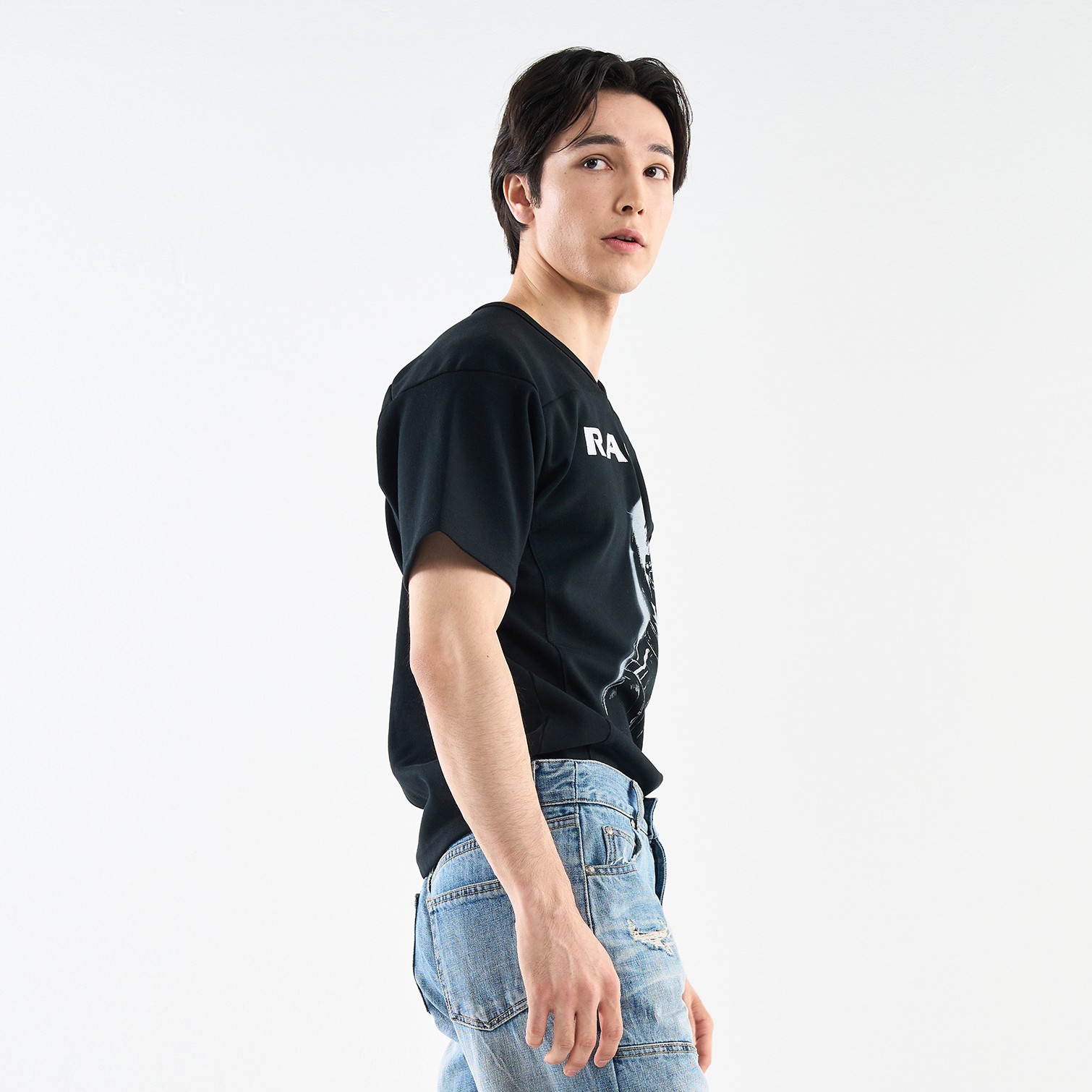 RACER' Rugby Fit T-SHIRTS-BLACK 3