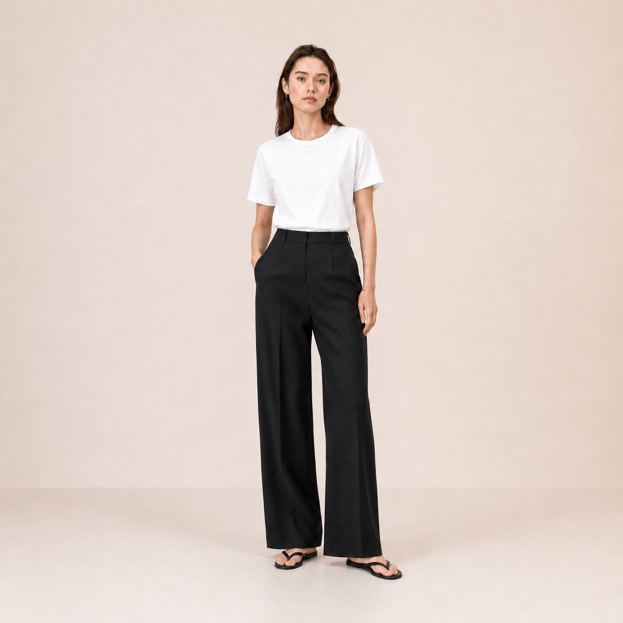 Modern Wide trousers-BLACK 3