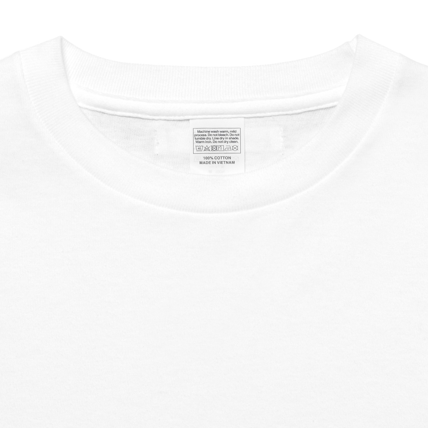 Men's Crop T-Shirt-WHITE 7