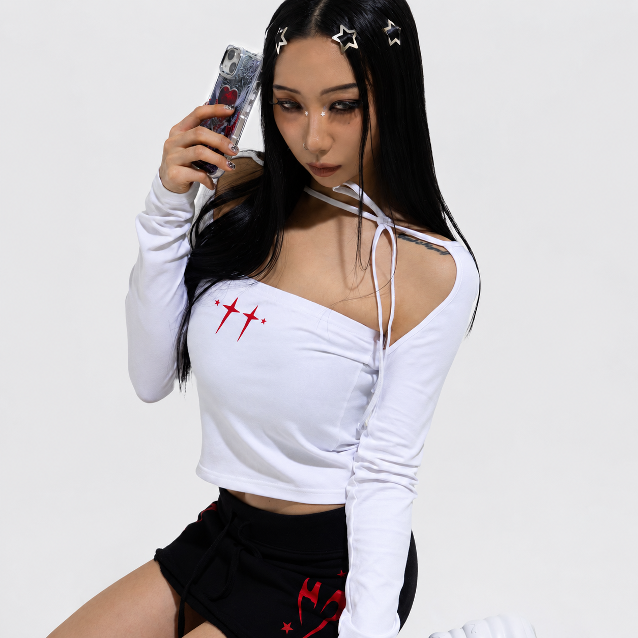 Hipstar Reversible T-shirt-WHITE 2