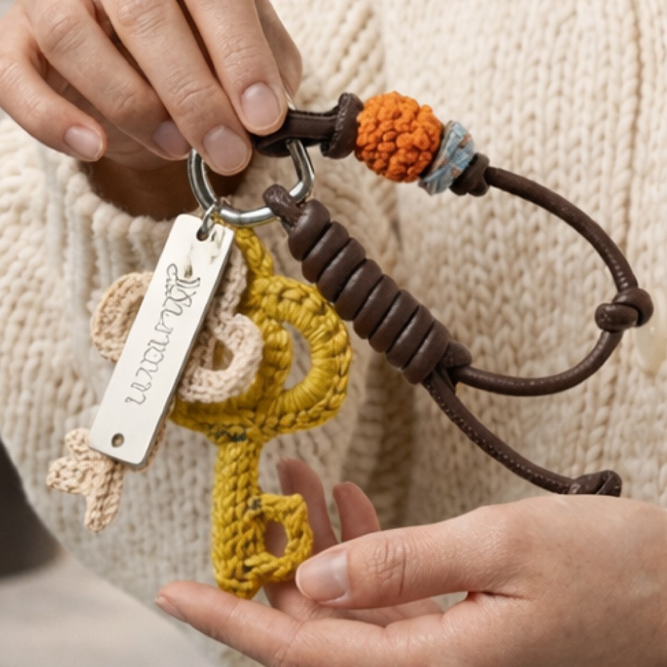 MY CLE Keyring-BROWN 2