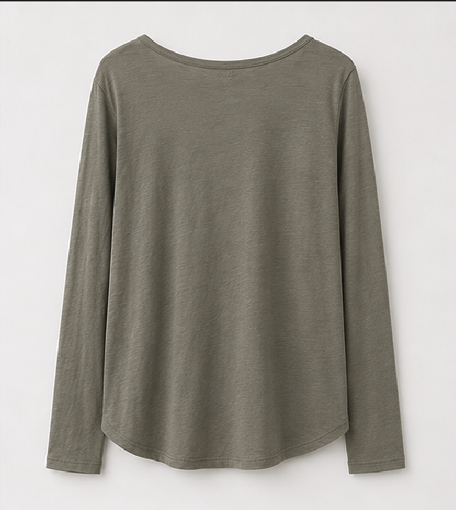 U-line  Long sleeve T Shirts-KHAKI 6