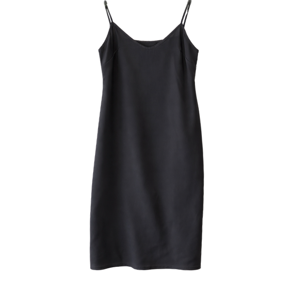 Slip Mini Dress-BLACK 6
