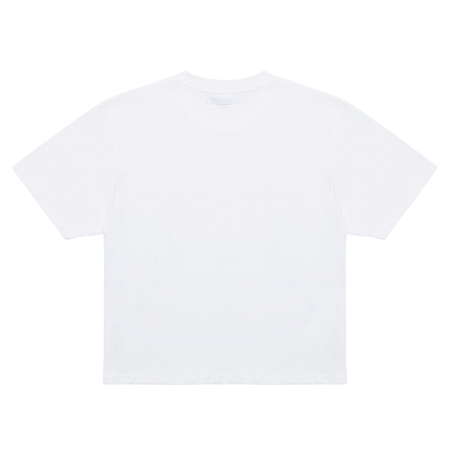 Heavyweight Men's Crop T-Shirt-WHITE 6