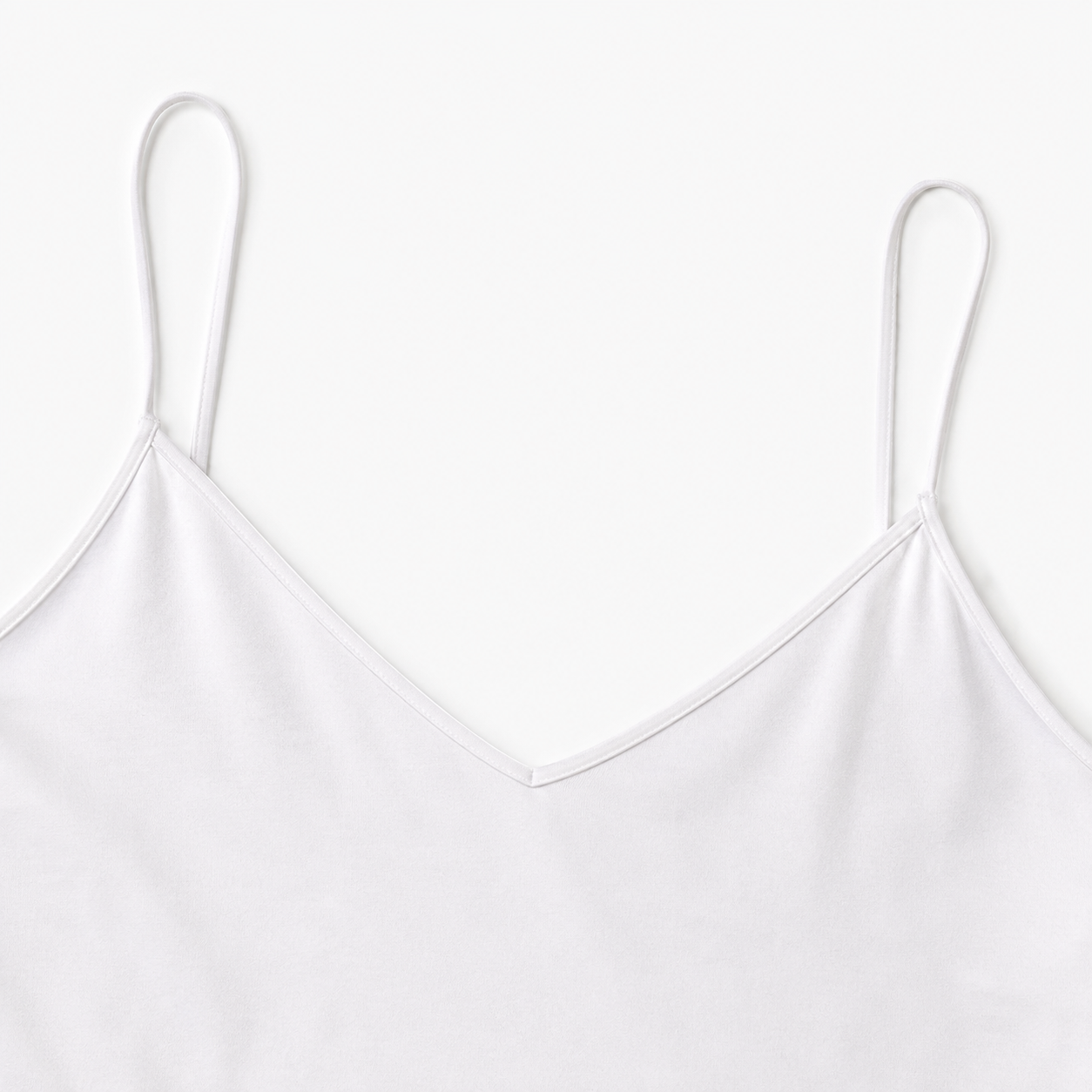 Camisole with built-in bra-WHITE 7