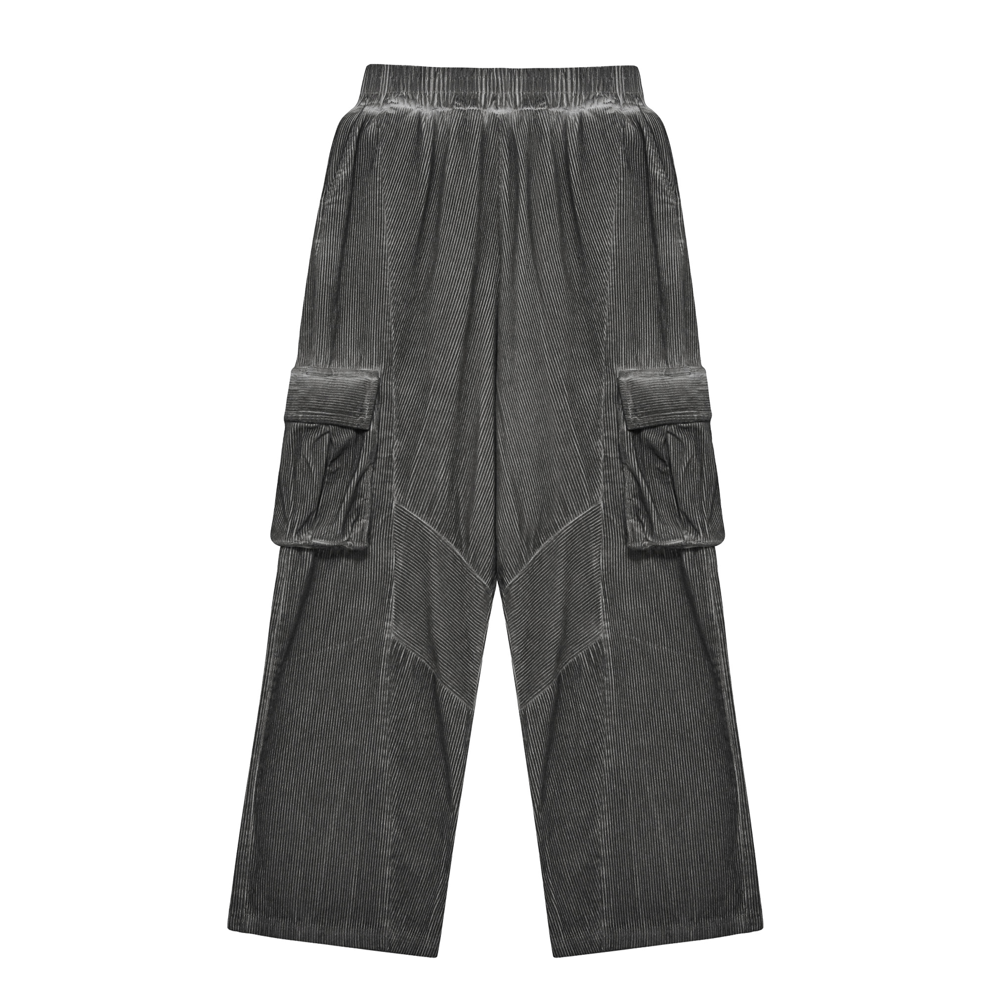 DYEING CORDUROY CARGO BANDING PANTS-DIRTY BEIGE 6