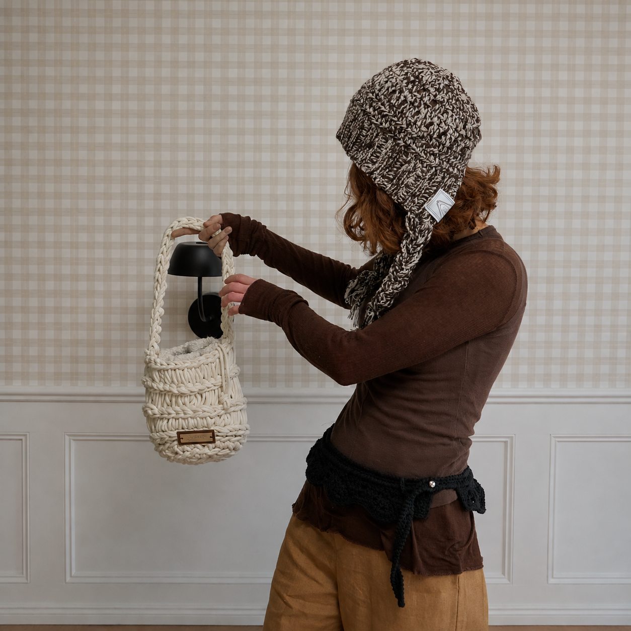 SOLIVE BAG ROUND-IVORY 4