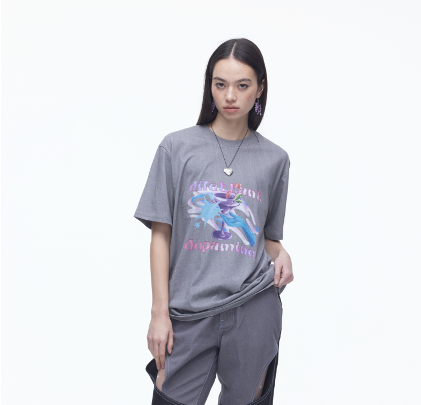 Dopamine T-Shirts-GRAY 3