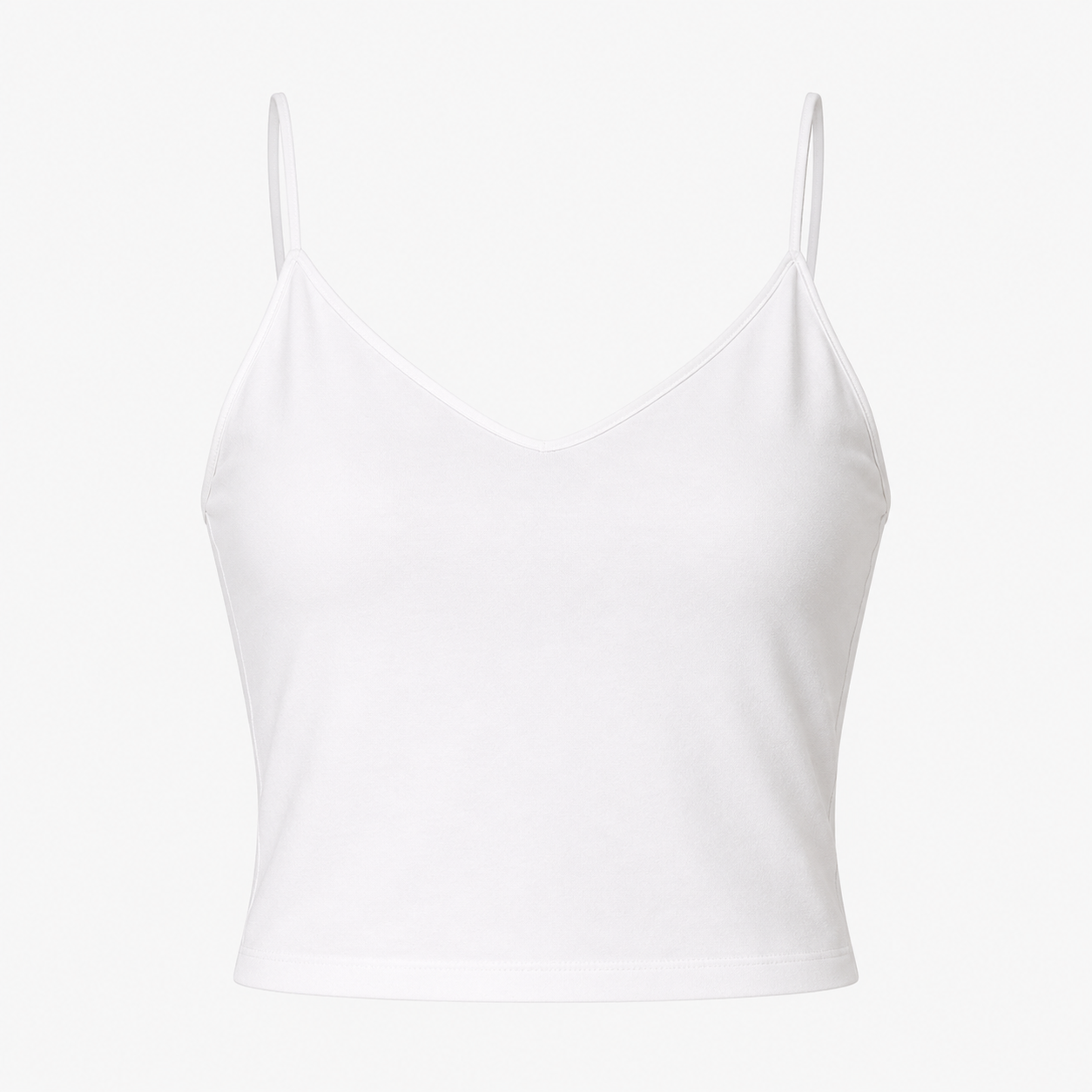 Camisole with built-in bra-WHITE 4