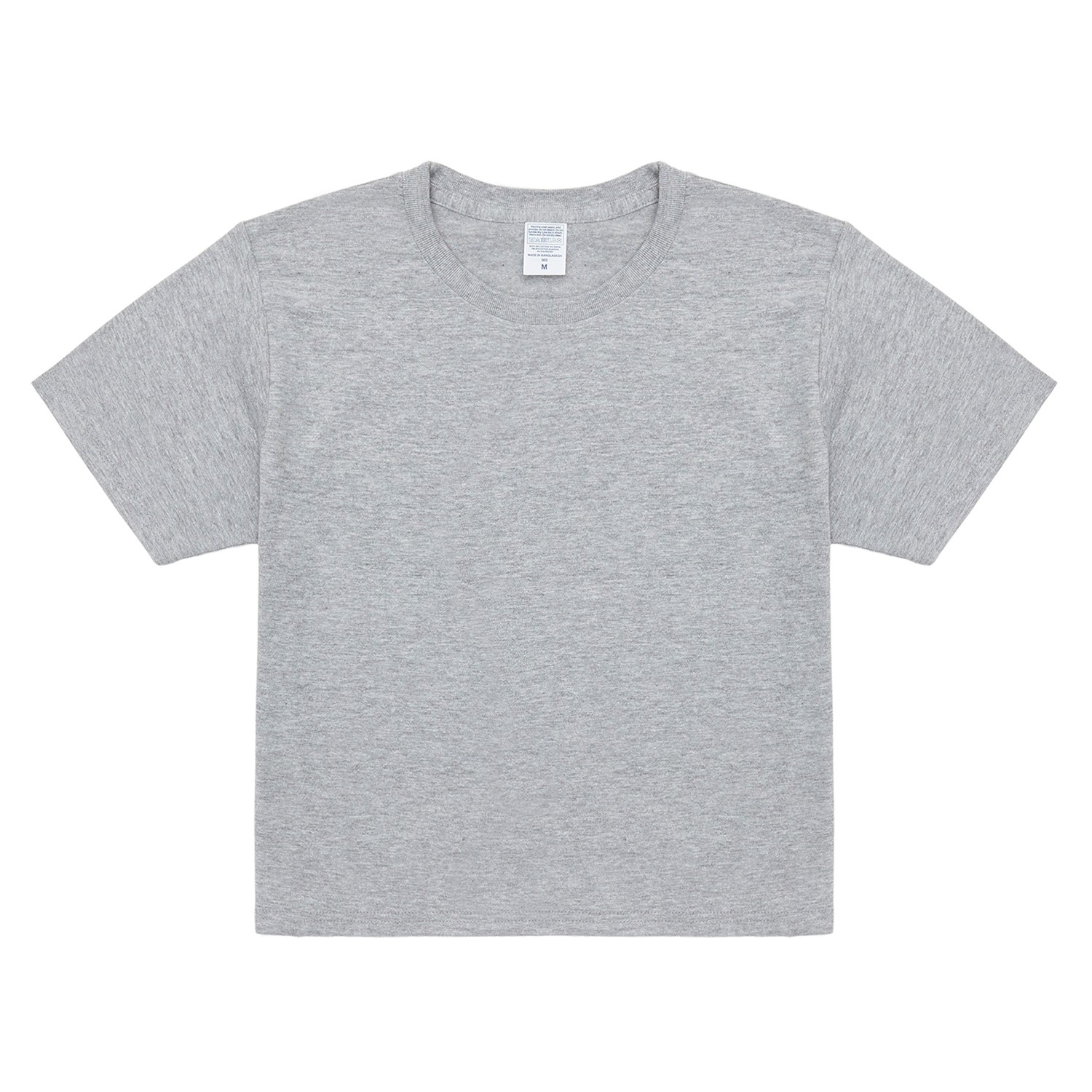 Men's Crop T-Shirt-GREY 5
