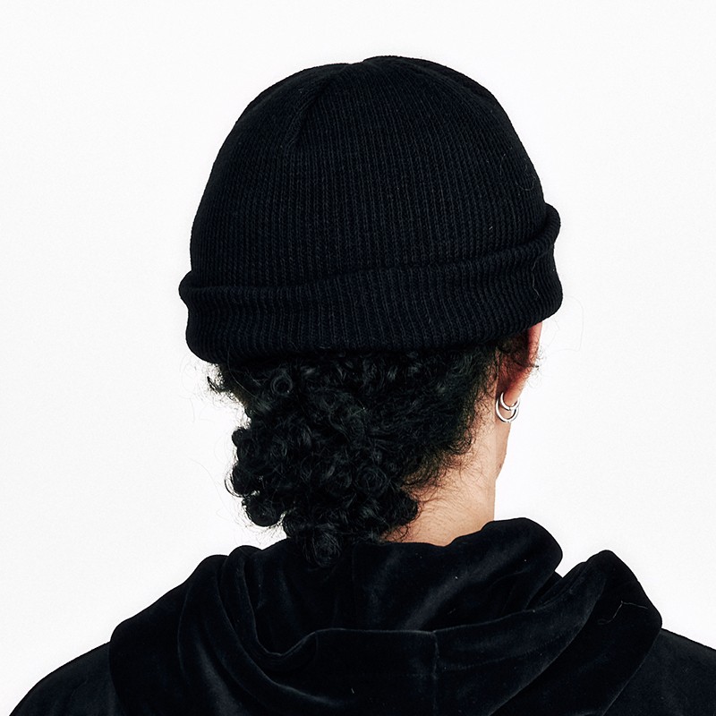 FLAME 2WAY BEANIE-BLACK 4