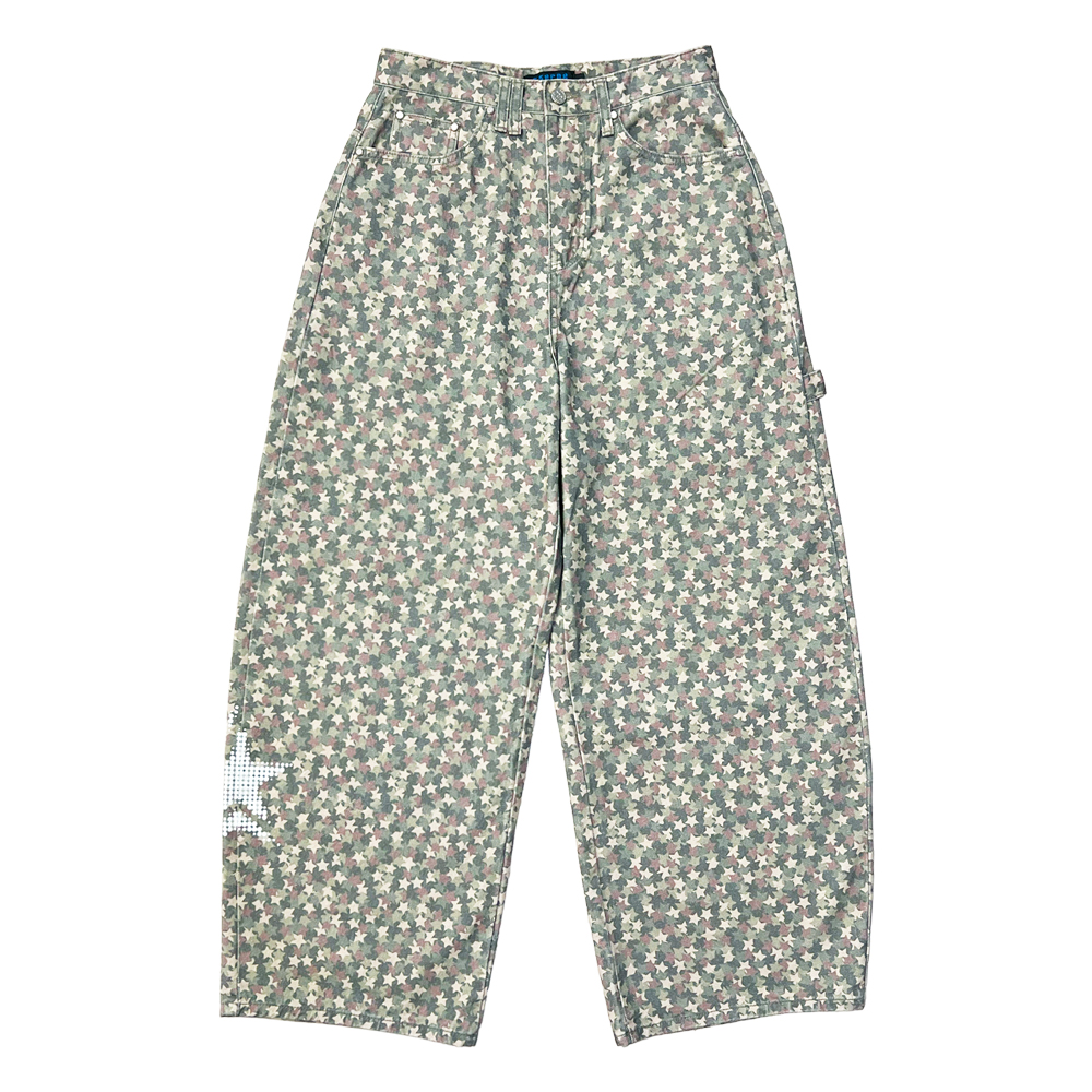 STARS CAMOUFLAGE COTTON PANTS-베이 5