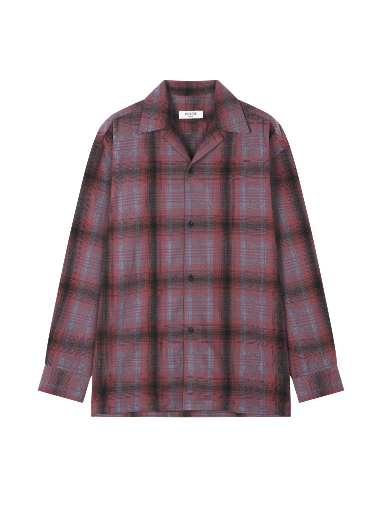 Checkered Shirt No. 0002-Magenta 2