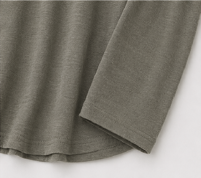 U-line  Long sleeve T Shirts-KHAKI 8