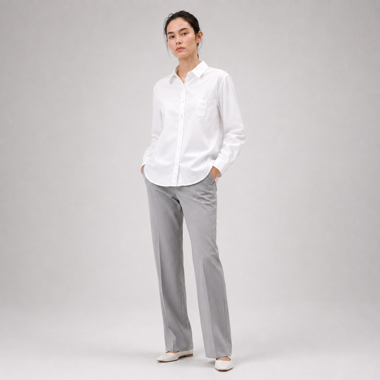 Standard Shirt-WHITE 4