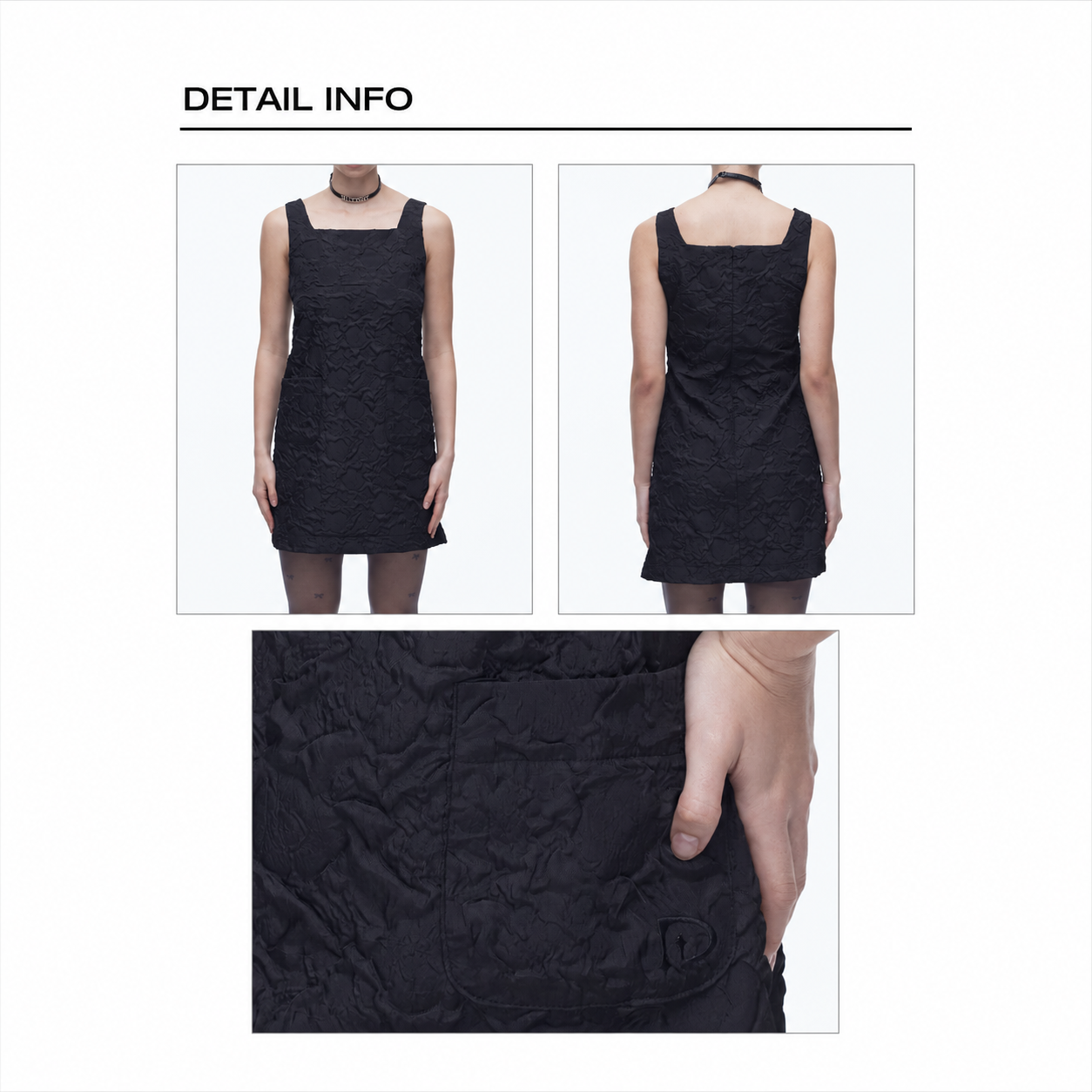 My Mini Wedding Dress-BLACK 5