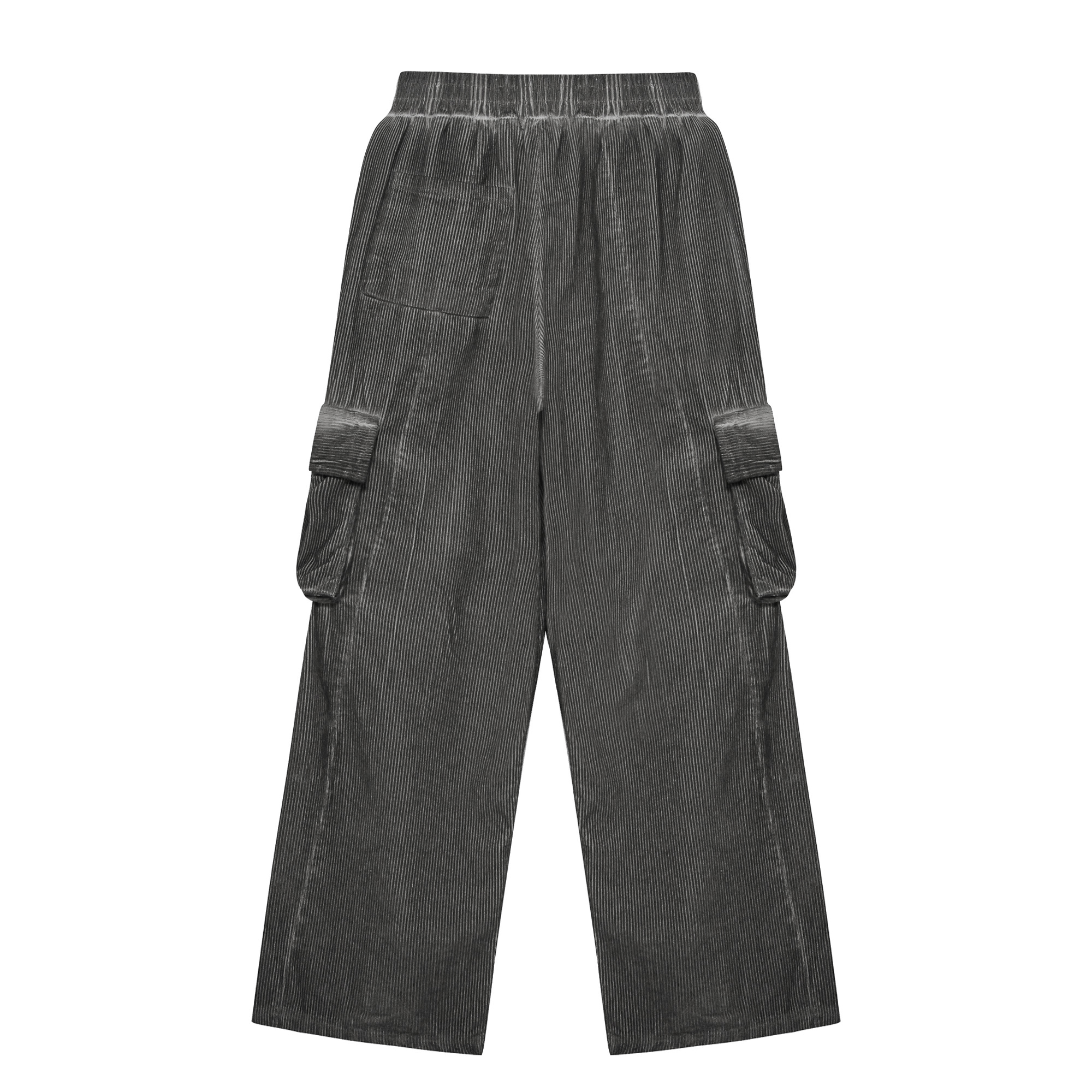 DYEING CORDUROY CARGO BANDING PANTS-DIRTY BEIGE 7