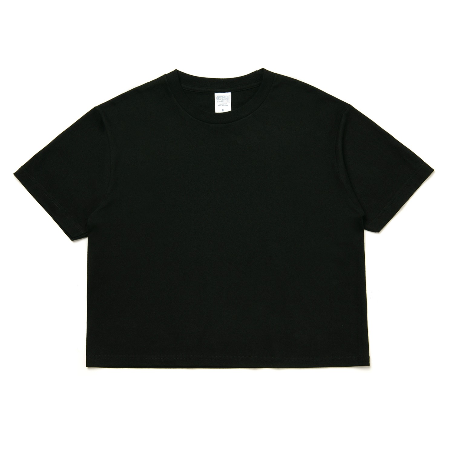 Men's Crop T-Shirt-BLACK 7