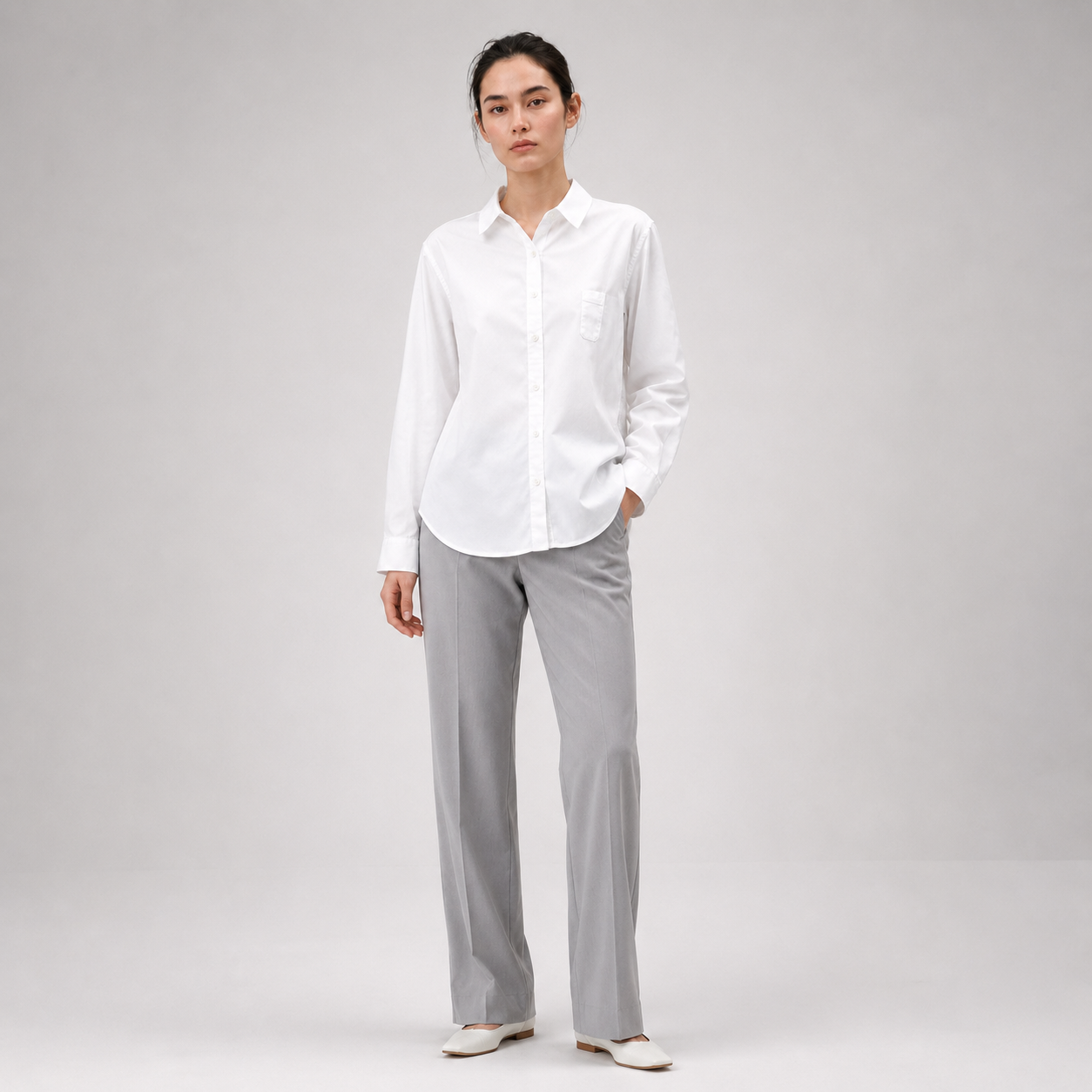 Standard Shirt-WHITE 3