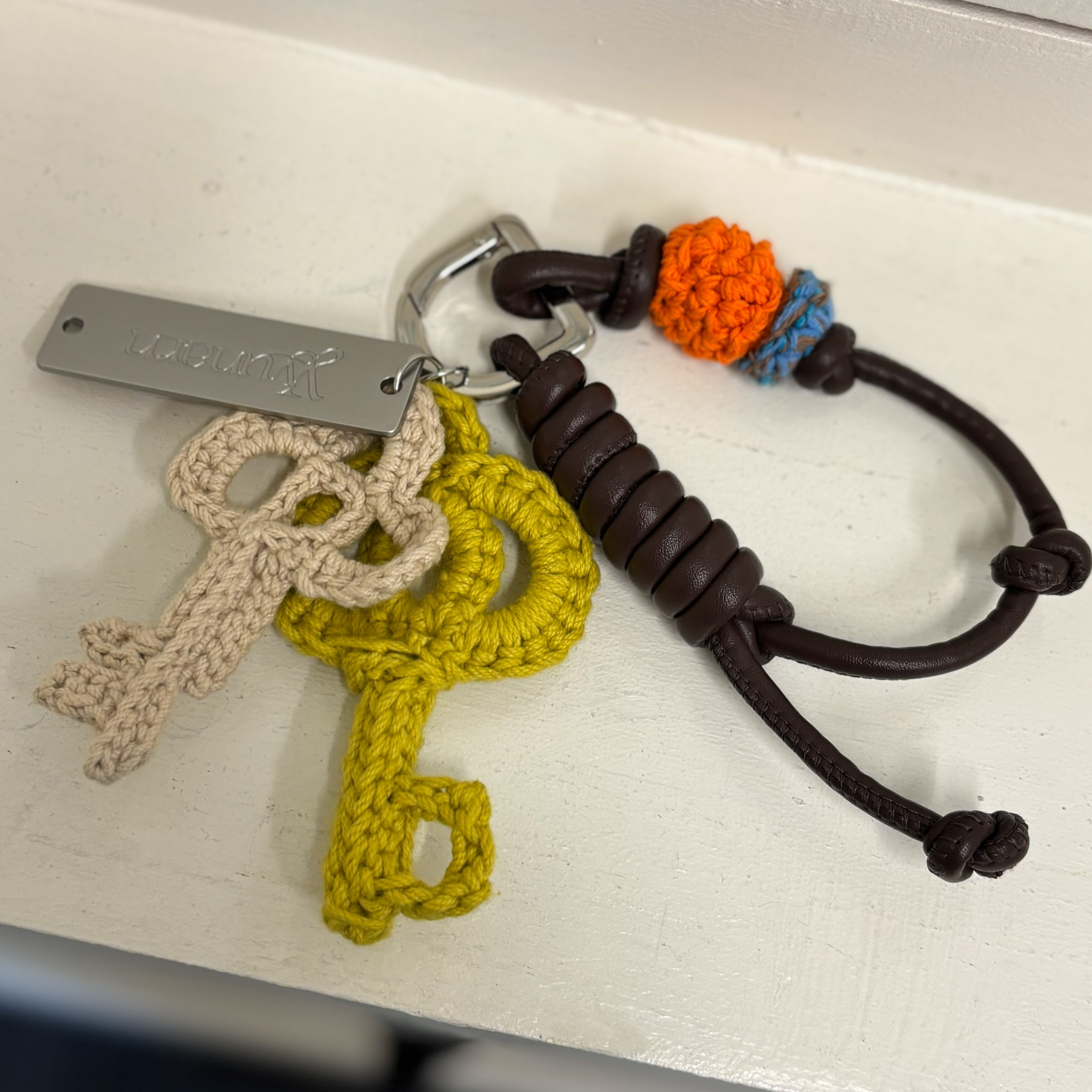 MY CLE Keyring-BROWN 4