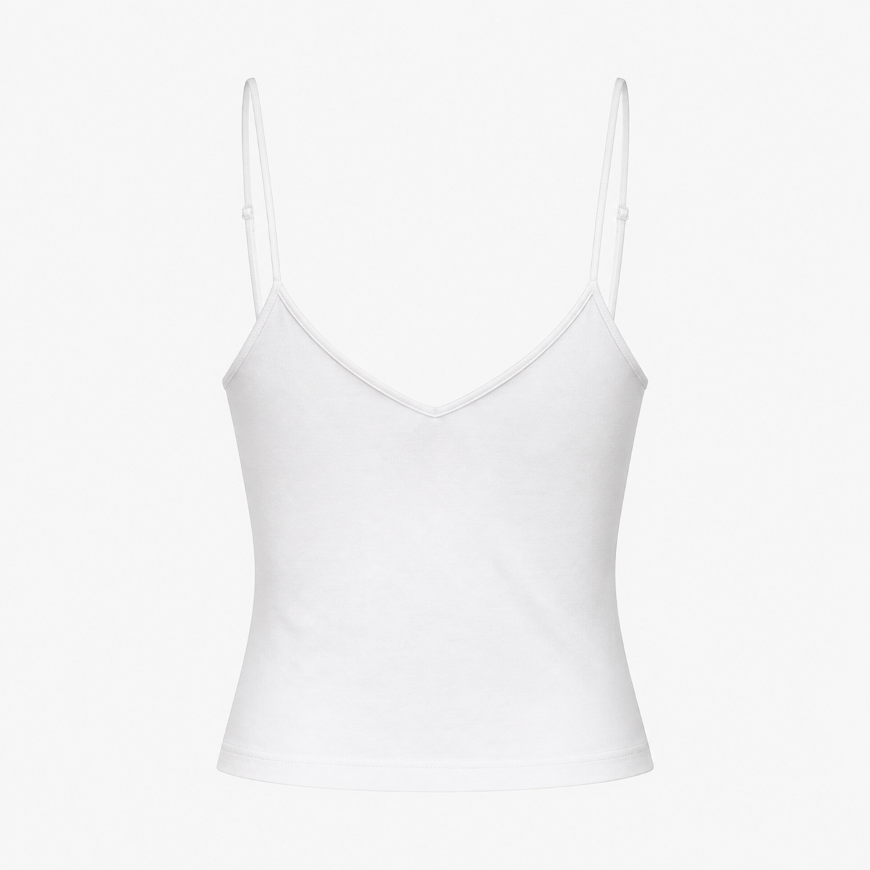 Camisole with built-in bra-WHITE 5