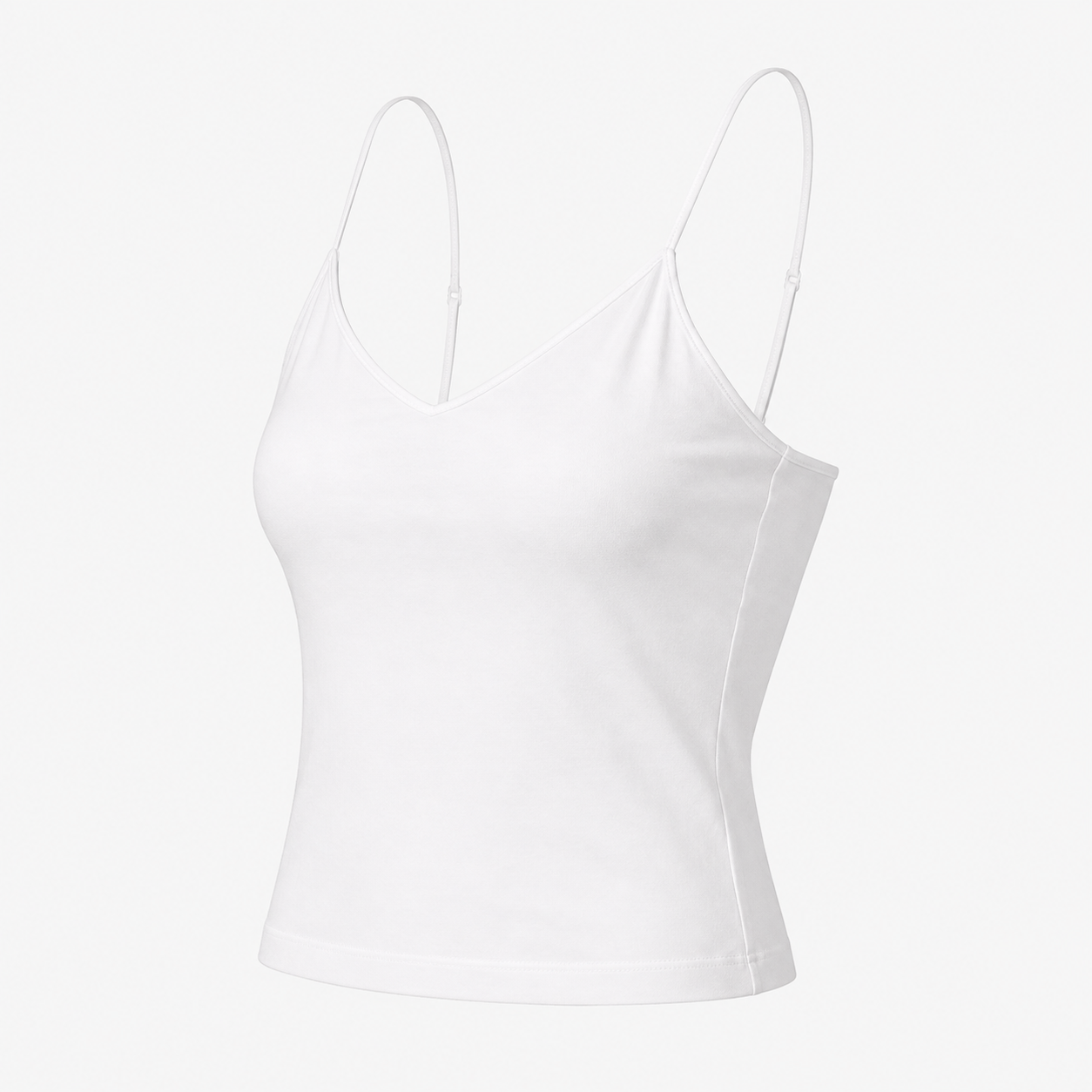 Camisole with built-in bra-WHITE 6
