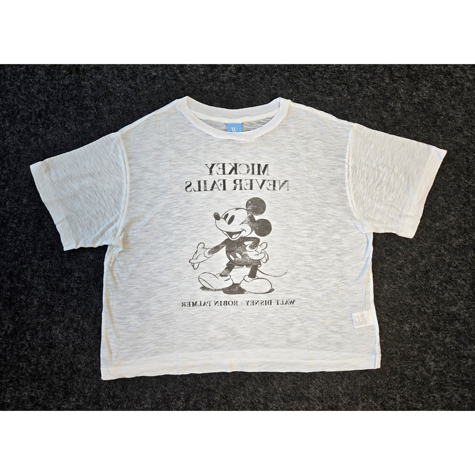 Mono Mickey Short-Sleeve T-Shirt WHITE 2