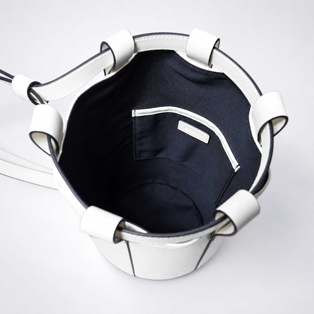 Libre Cage Bucket Bag-White 8
