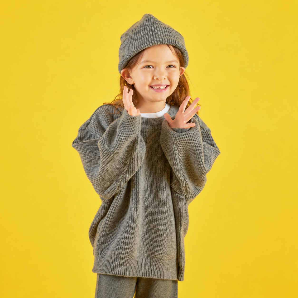 Lambswool Pullover-MELANGE GRAY 4