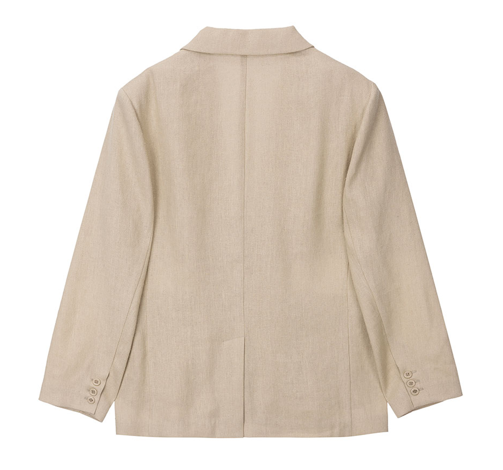 SILK LINEN OVER JACKET-BEIGE 4