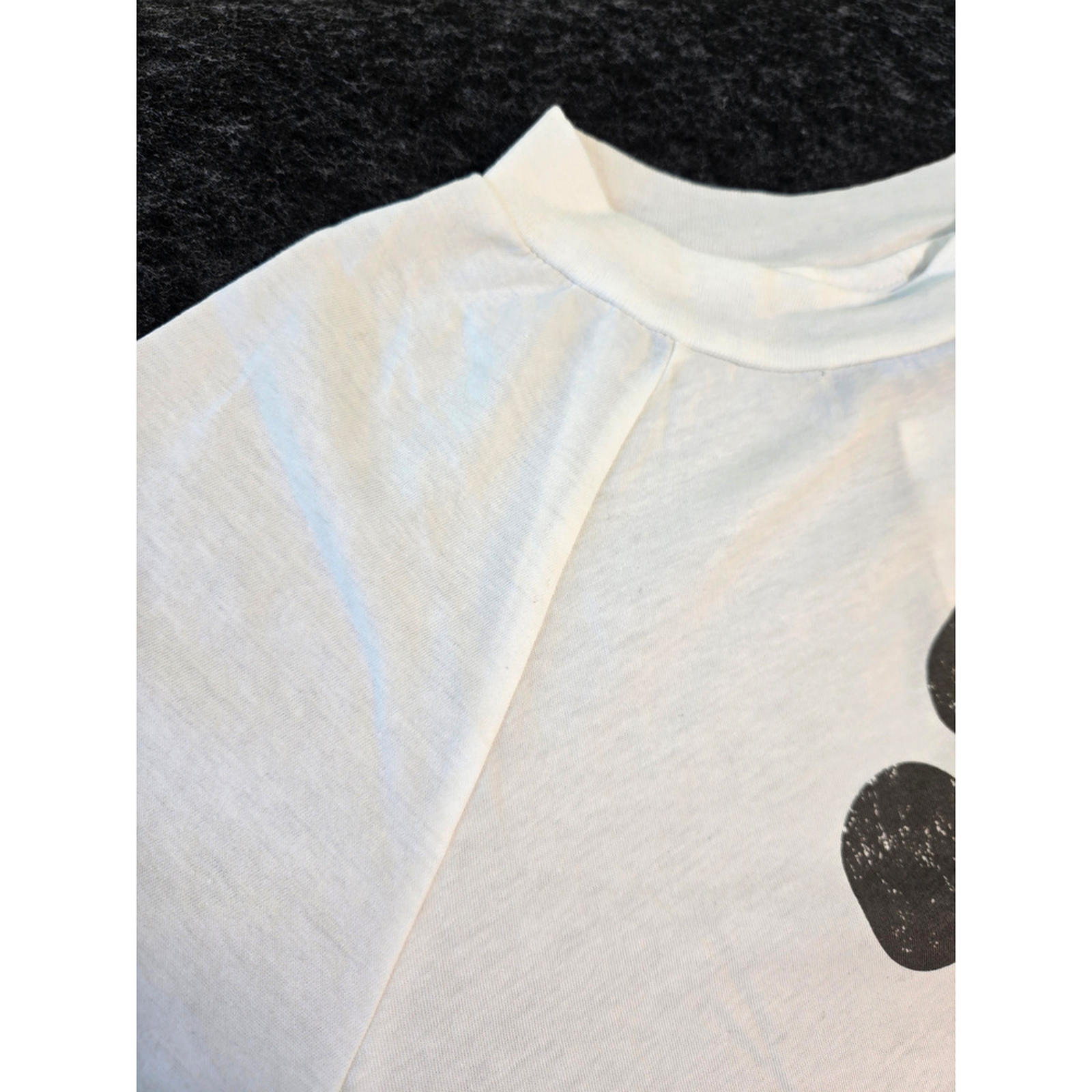 Mickey Raglan Sleeveless T-Shirt WHITE IVORY 4