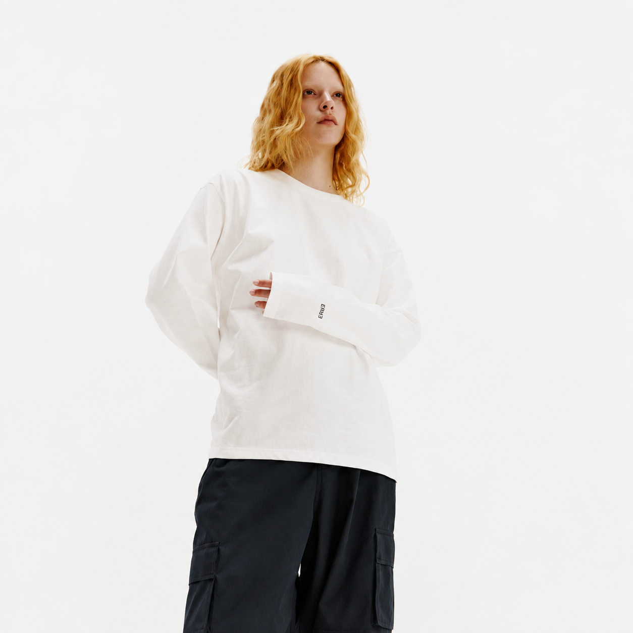 Long Sleeve T-Shirt-WHITE 2