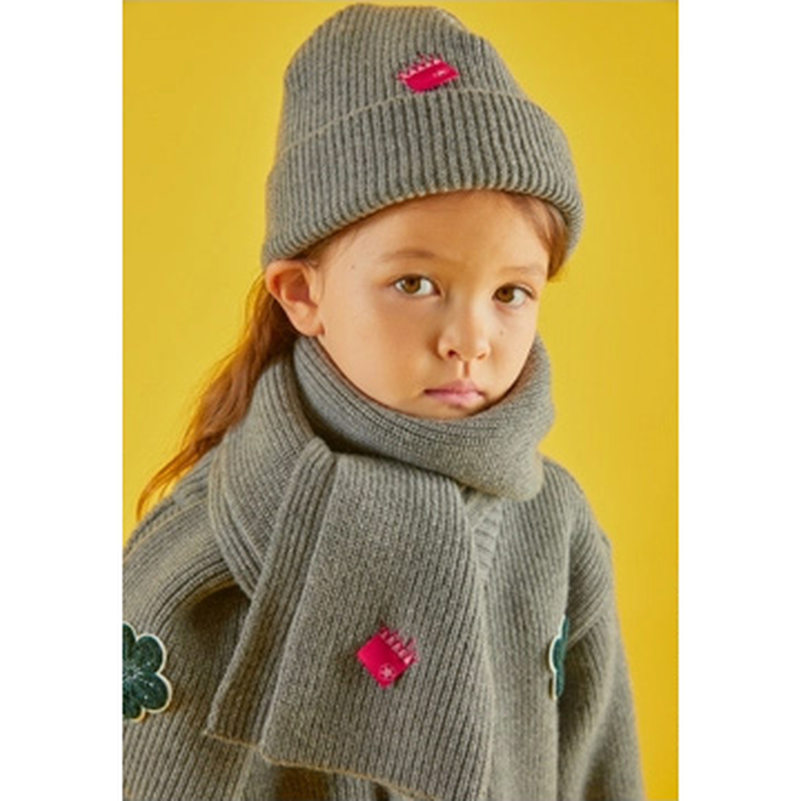 Lambswool Beanie MELANGE GRAY 7