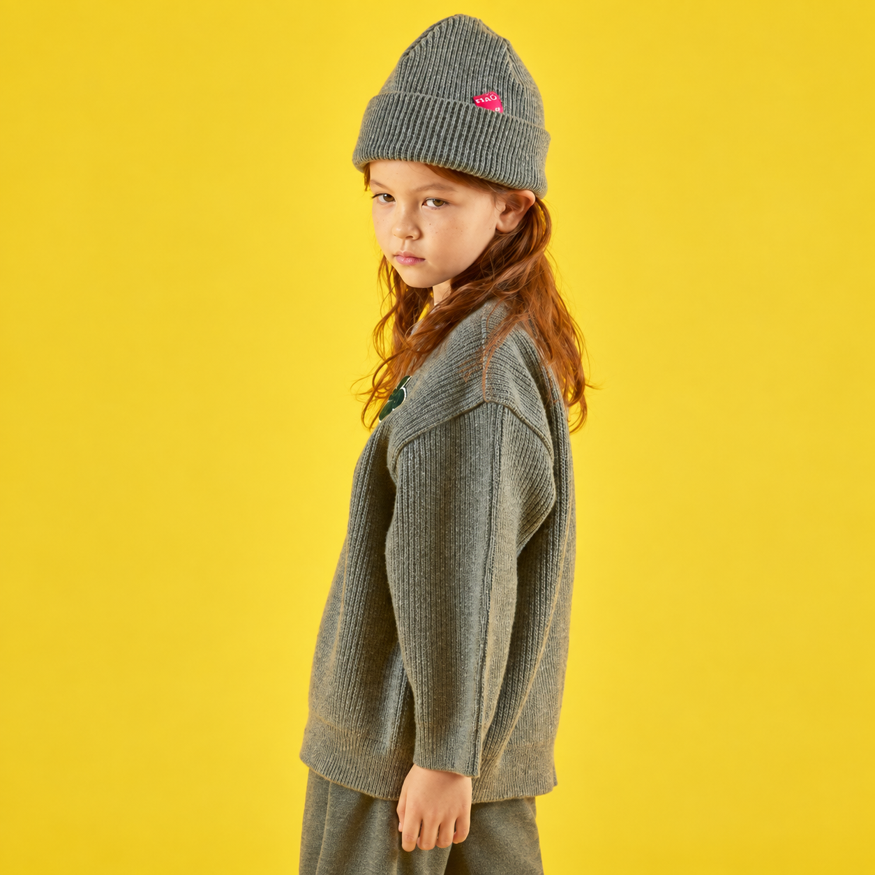 Lambswool Pullover-MELANGE GRAY 3