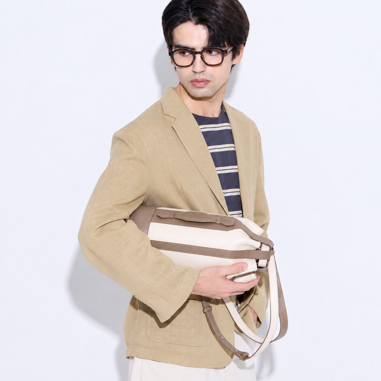 Libre Cage Bucket Bag-Mocha Beige 4