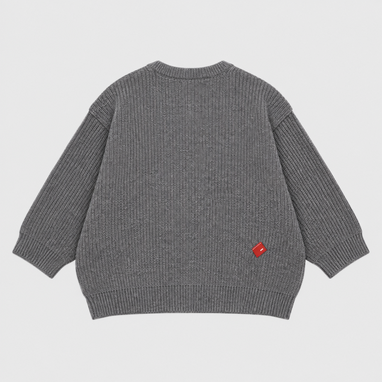Lambswool Pullover-MELANGE GRAY 8