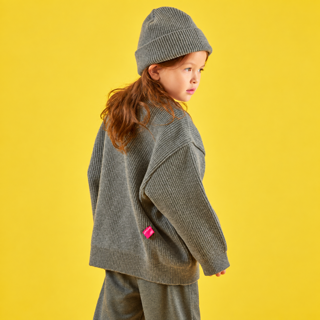 Lambswool Pullover-MELANGE GRAY 2