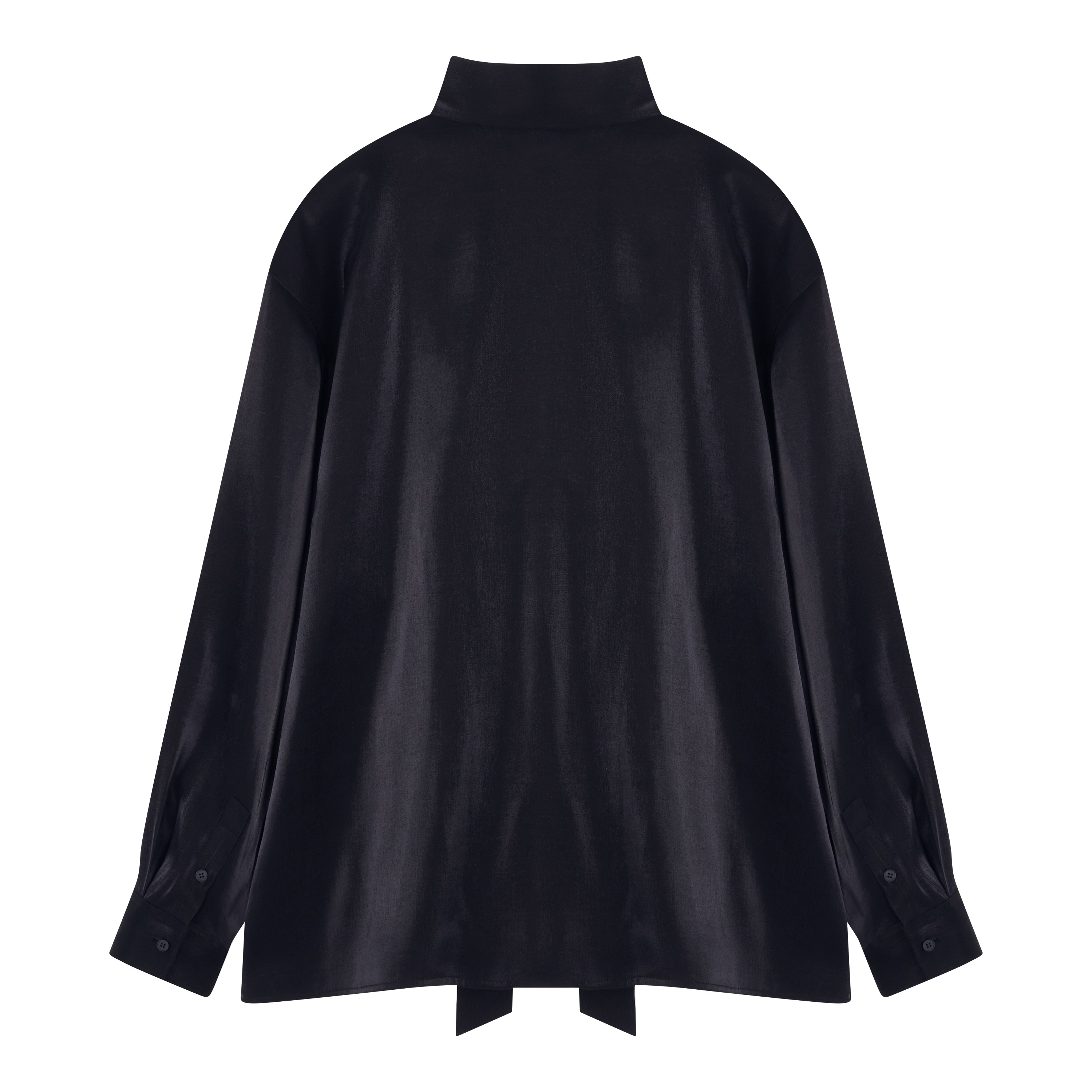 VISCOSE TIE SHIRTS-BLACK 4