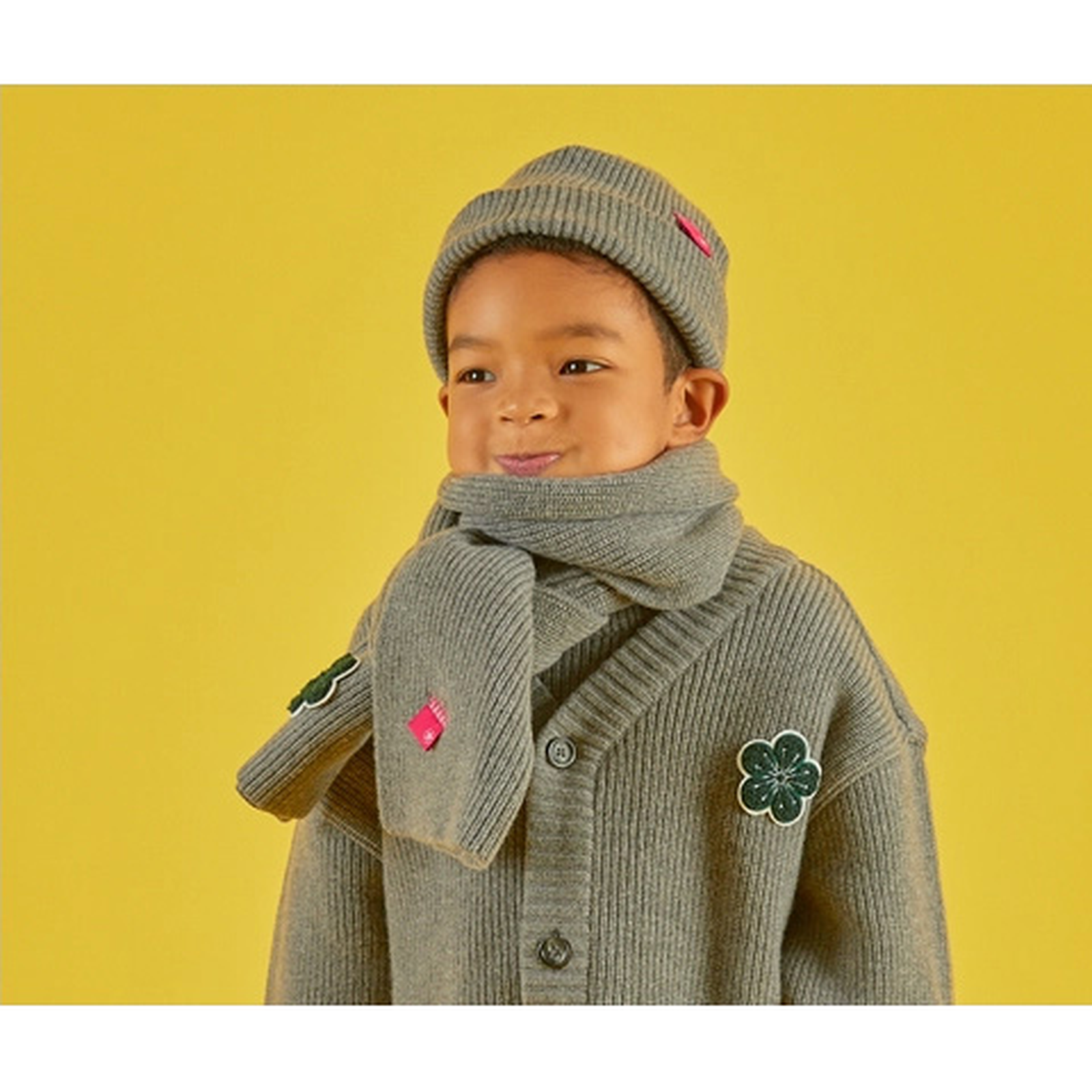 Lambswool Beanie MELANGE GRAY 6