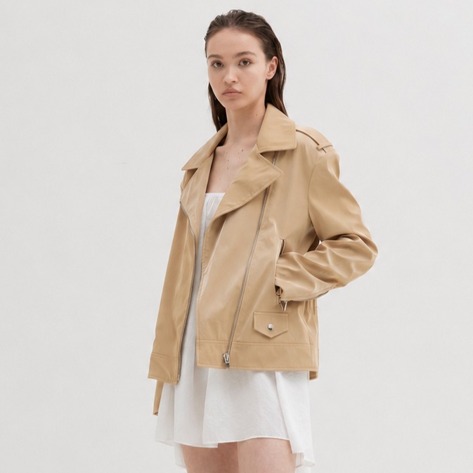 Peru Rider Jacket-BEIGE