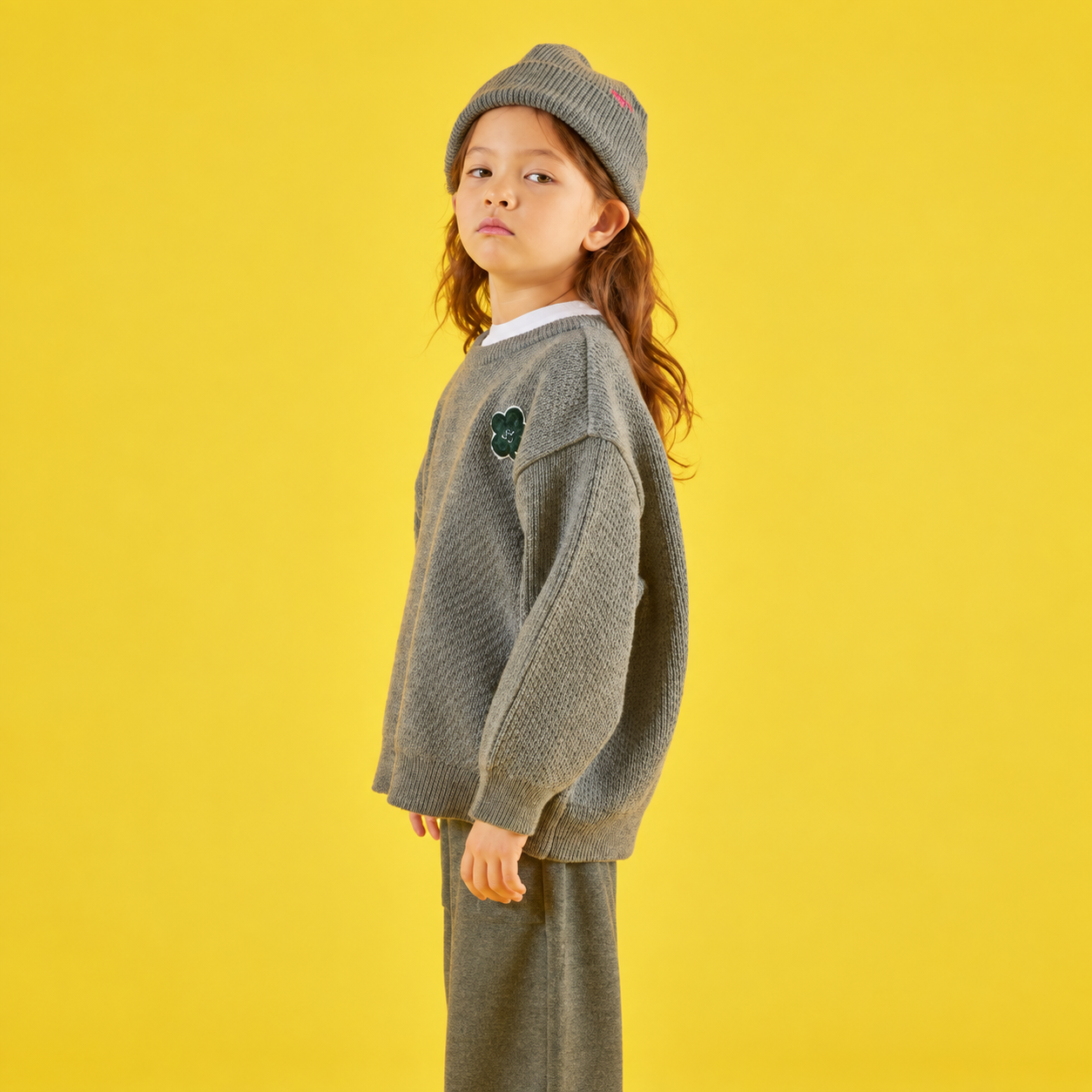 Lambswool Pullover-MELANGE GRAY 5