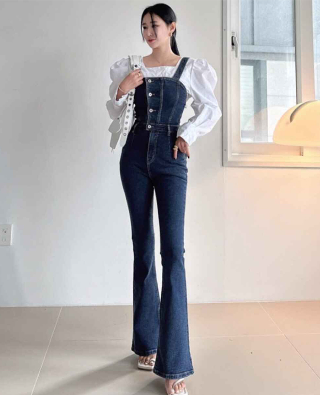 050 Jude Short Jumpsuit-DARK DENIM 3