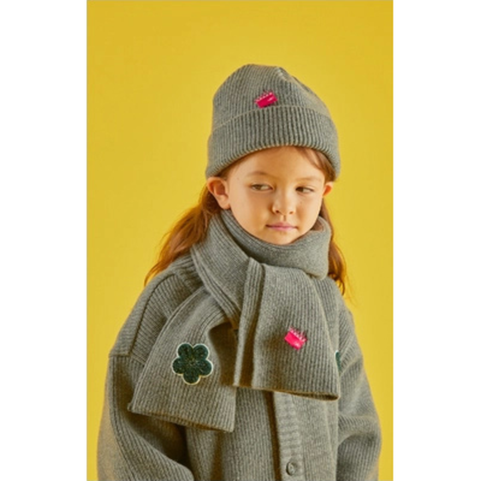 Lambswool Beanie MELANGE GRAY 4