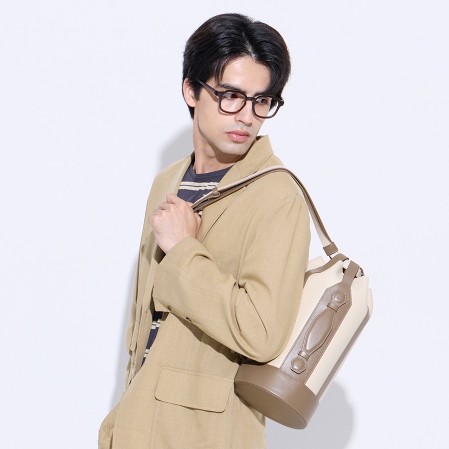 Libre Cage Bucket Bag-Mocha Beige 3