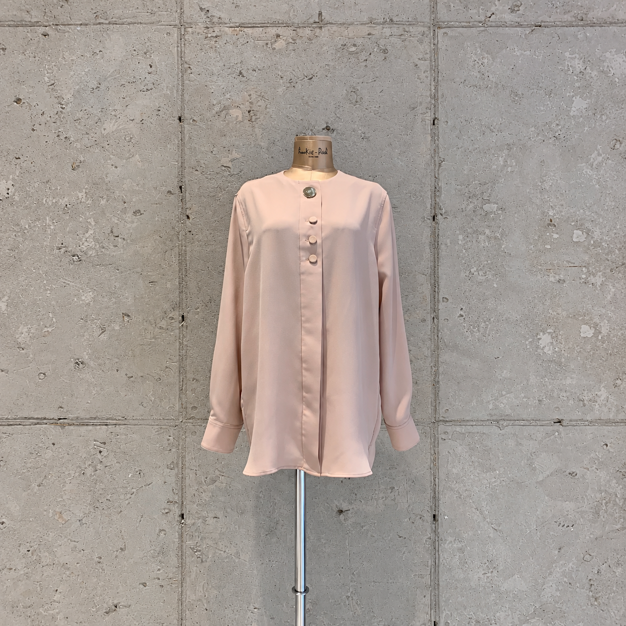Rookie Button Point Blouse PINK 5