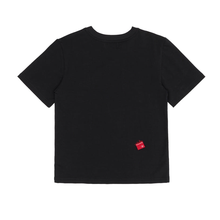 Zigzag Heart Logo T-Shirt BLACK 8