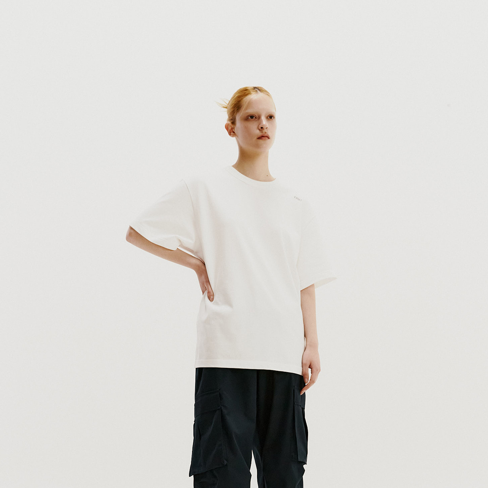 Two Crewneck T-Shirts WHITE 6