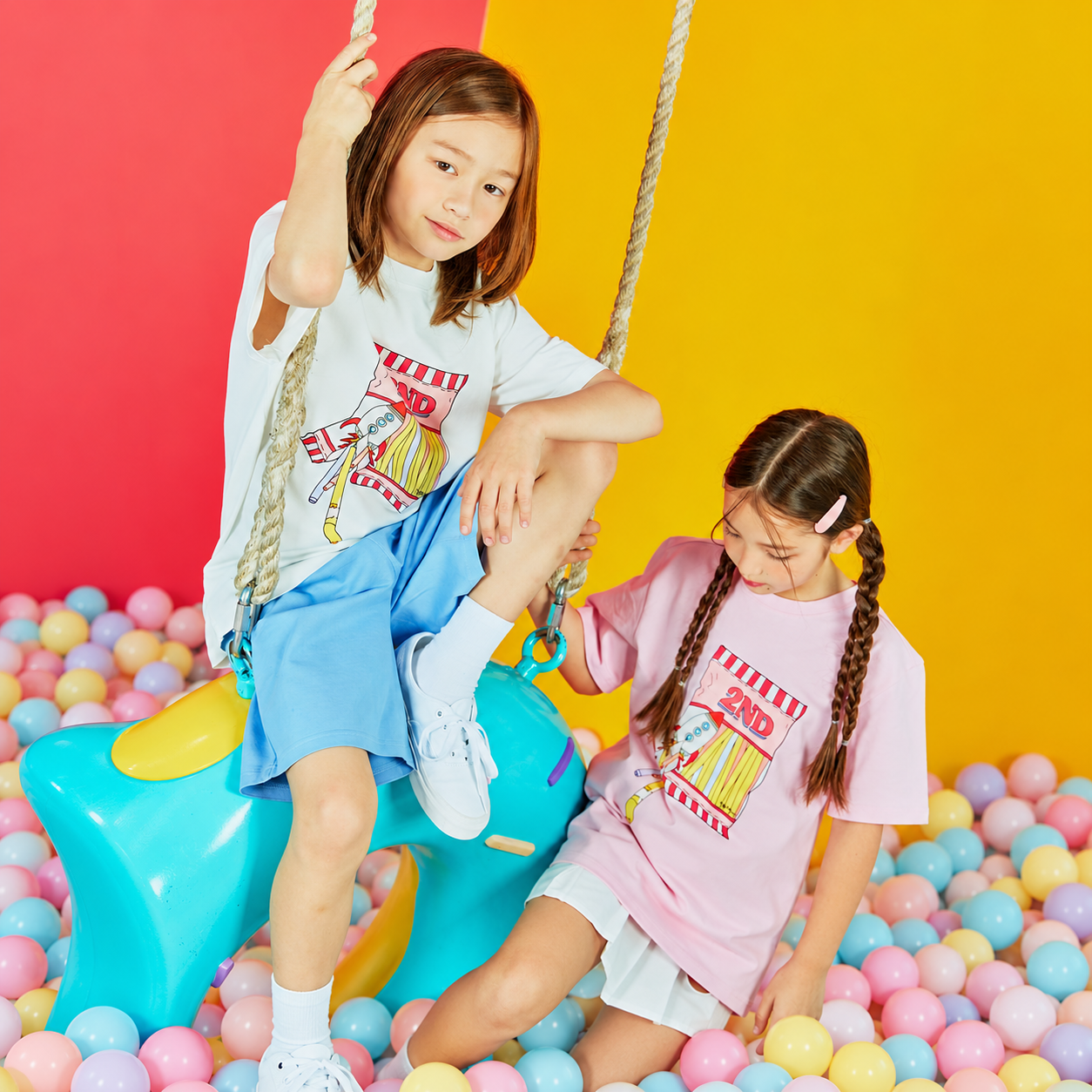 Candy Straw T-Shirt PINK 5