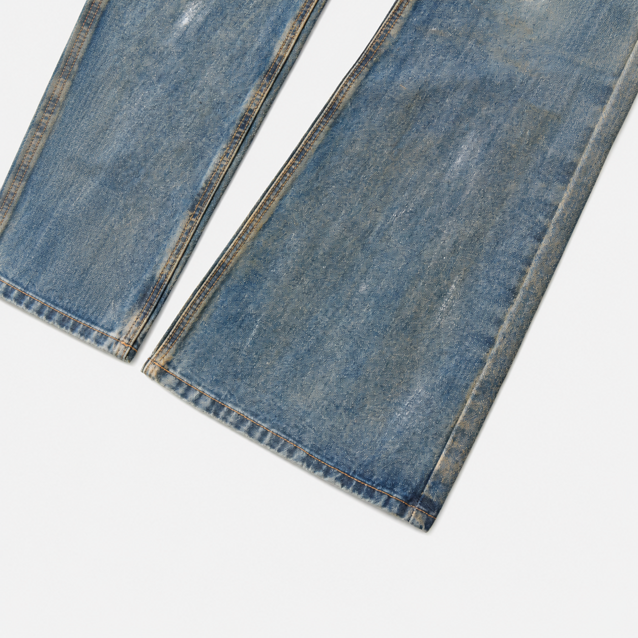 Legacy Coated Flare Denim Pants BLUE 9