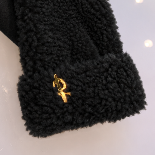Wool Mittens BLACK 3